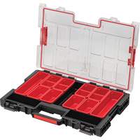 Arx&reg; Large Organizer with Bins, 21" x 15" x 3", Black Moffatt Supply & Specialties