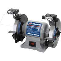 Bench Grinder with LED Lights, 6" Wheel Diameter, 3450 RPM Moffatt Supply & Specialties