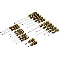 Jeu de tournevis bimat&eacute;riau &agrave; fente, Phillips, Torx, 20 mcx. Moffatt Supply & Specialties