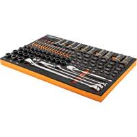 Jeu d'outils pour m&eacute;canicien Bolt Biter dans un plateau de rangement en mousse 97 mcx Moffatt Supply & Specialties