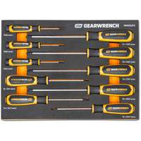 Jeu de tournevis bimat&eacute;riau Torx dans un plateau de rangement en mousse, 10 mcx Moffatt Supply & Specialties