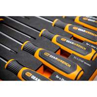 Jeu de tournevis bimat&eacute;riau Torx dans un plateau de rangement en mousse, 10 mcx Moffatt Supply & Specialties