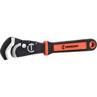 Cl&eacute; bimat&eacute;riau auto-ajustable pour tuyau, Cap des m&acirc;choires 1-1/2", Longueur 12", Fini Oxyde noir, Prise Coussin&eacute;e Moffatt Supply & Specialties