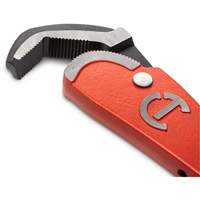 Cl&eacute; pour tuyau en acier auto-ajustable, Cap des m&acirc;choires 2-1/2", Longueur 16", Fini Rev&ecirc;tement en poudre, Prise Non-ergonomique Moffatt Supply & Specialties