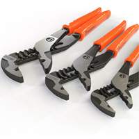 Z2 K9 Straight Jaw Dipped Handle Tongue & Groove Plier Set, 3 Pieces Moffatt Supply & Specialties