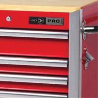 PRC7215 Pro Series Roller Cabinet, 15 Drawers, 72" W x 24" D x Red Moffatt Supply & Specialties