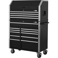HDCC-4115 HD Series Toolbox Combo, 21-1/2" D x 44-1/5" W x 63-3/10" H, Black Moffatt Supply & Specialties