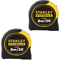 FATMAX&reg; Classic Tape Measures, 1-1/4" x 26'/8 m, Imperial & Metric Graduations Moffatt Supply & Specialties