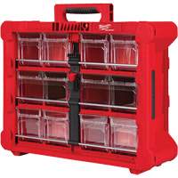 Organisateur PACKOUT &agrave; bac inclinable, 15-1/5" x 19-7/10" x 6-7/10", Noir/Rouge Moffatt Supply & Specialties