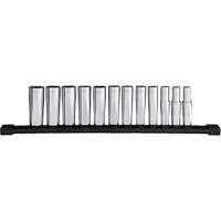 Jeu de douilles &agrave; puits profondes m&eacute;triques &agrave; 12 pans, 12 Mcx, Prise de 3/8", Profond Moffatt Supply & Specialties
