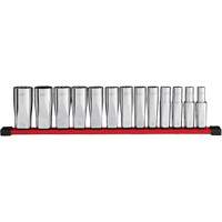 Jeu de douilles profondes SAE &agrave; 12 pans, 13 Mcx, Prise de 1/2", Profond Moffatt Supply & Specialties