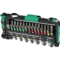 Ensemble d'outils en mesures imp&eacute;riales 1 Tool-Check PLUS, 39 Mcx, Prise de 1/4" Moffatt Supply & Specialties