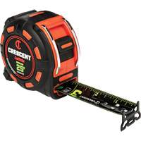 SHOCKFORCE NITE EYE Tape Measure, 1-1/4" x 25', Imperial Graduations Moffatt Supply & Specialties