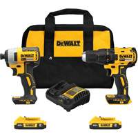 Drill & Impact Driver Combo Kit, Lithium-Ion, 20 V Moffatt Supply & Specialties