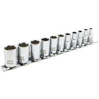 SS1411M-6 6-Point Metric Socket Set, 11 Pcs, 1/4" Drive Size Moffatt Supply & Specialties