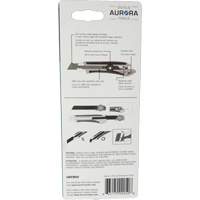 Couteau professionnel de 18 mm, Acier inoxydable, Robuste, Prise en Caoutchouc Moffatt Supply & Specialties