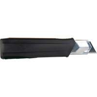 Couteau r&eacute;tractable de 25 mm, Acier inoxydable, Robuste, Prise en Caoutchouc Moffatt Supply & Specialties