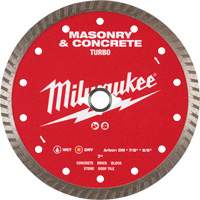 Lame turbo en diamant dentel&eacute;e pour maçonnerie et b&eacute;ton Moffatt Supply & Specialties