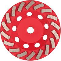 Meule boisseau diamant&eacute;e &agrave; 18 segments Turbo DIAMOND MAX Moffatt Supply & Specialties