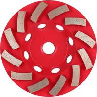 Meule boisseau diamant&eacute;e &agrave; 12 segments Turbo DIAMOND MAX Moffatt Supply & Specialties