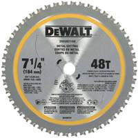 Circular Saw Blade, 7-1/4", 48 Teeth, Metal Use Moffatt Supply & Specialties
