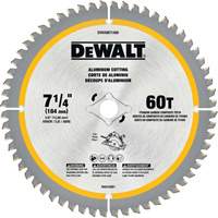 Tungsten Carbide-Tipped Steel Circular Saw Blade, 7-1/4", 60 Teeth, Non-Ferrous Use Moffatt Supply & Specialties