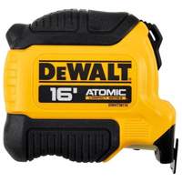 ATOMIC COMPACT SERIES Tape Measure, 16', Imperial Graduations Moffatt Supply & Specialties