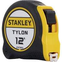 Tylon Tape Measure, 12', Imperial Graduations Moffatt Supply & Specialties