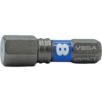 Impactech&reg; Insert Bit, Hex, 8 mm, 1/4" Drive Moffatt Supply & Specialties