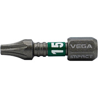 Impactech&reg; Insert Bit, Torx&reg; Tamper, T-15, 1/4" Drive Moffatt Supply & Specialties