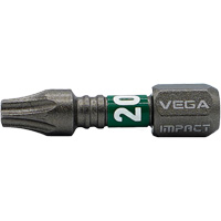 Impactech&reg; Insert Bit, Torx&reg; Tamper, T-20, 1/4" Drive Moffatt Supply & Specialties