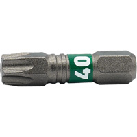 Impactech&reg; Insert Bit, Torx&reg; Tamper, T-40, 1/4" Drive Moffatt Supply & Specialties
