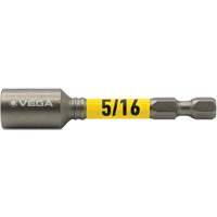 Impactech&reg; Nut Driver, 5/16" Tip, 1/4" Drive, 2-9/16" L, Magnetic Moffatt Supply & Specialties
