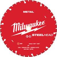 STEELHEAD Cutting Diamond Blade, 9", Metal Use Moffatt Supply & Specialties