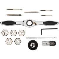 Jeu de tarauds et fili&egrave;res &agrave; cliquet m&eacute;triques, 15 Morcea Moffatt Supply & Specialties