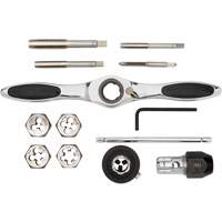 Jeu de tarauds et fili&egrave;res SAE &agrave; cliquet, 13 Morcea Moffatt Supply & Specialties