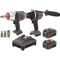 Hammer Drill & Impact Wrench Combo Kit, Lithium-Ion, 20 V Moffatt Supply & Specialties