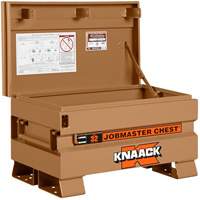 Model 32 Jobsite Chest with Padlock, 32" x 19" x 19", Steel, Tan Moffatt Supply & Specialties