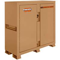Model 111 Jobsite Cabinet with Padlock, Steel, 47.5 Cubic Feet, Tan Moffatt Supply & Specialties