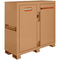 Model 109 Jobsite Cabinet with Padlock, Steel, 47.5 Cubic Feet, Tan Moffatt Supply & Specialties