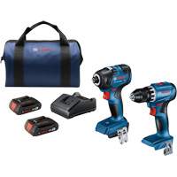 2-Tool Combo Kit, Lithium-Ion, 18 V Moffatt Supply & Specialties