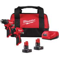 M12 Subcompact Brushless 2-Tool Combo Kit, Lithium-Ion, 12 V Moffatt Supply & Specialties
