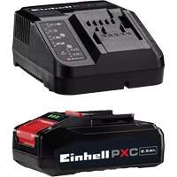 Ensemble de d&eacute;part de batterie et chargeur PXC, Lithium-ion, 18 V, 2,5 Ah Moffatt Supply & Specialties
