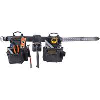 Ensemble de tabliers robustes Phantom 4 morceaux, Cuir, Noir Moffatt Supply & Specialties