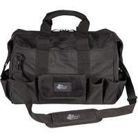 Sac &agrave; outils Phantom 18" pour entrepreneur, Polyester balistique, 25 pochettes, Noir Moffatt Supply & Specialties