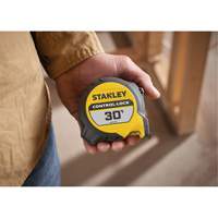 CONTROL-LOCK Tape Measure, 25 mm x 30', Imperial Graduations Moffatt Supply & Specialties