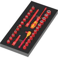 Insert en mousse pour jeu avec cliquet 8007 A VDE Zyklop VDE 1, 1000 V, 30 M Moffatt Supply & Specialties
