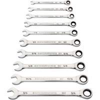 Jeu de cl&eacute;s &agrave; 12 pans et 90 dents, Combinaison &agrave; cliquet, 10 morceaux, Imp&eacute;rial Moffatt Supply & Specialties