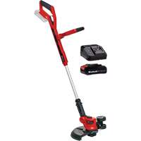 Cordless Telescopic String Trimmer with 2.5Ah Battery & Charger Starter Kit, 12", Battery Powered, 18 V Moffatt Supply & Specialties