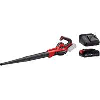 Cordless 110 CFM Universal Blower with 2.5Ah Battery & Charger Starter Kit, 18 V, 155.34 MPH Output, Battery Powered Moffatt Supply & Specialties